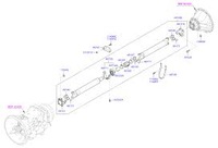 фото thumb №1, Опора вала приводного hyundai h350 2.5crdi 2015- nowa oem