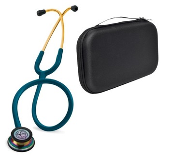 Стетоскоп Littmann Classic III RAINBOW EDITION CARIBBEAN BLUE + ЧЕХОЛ