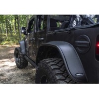 фото thumb №8, Розширювачі крила перед i задня bushwacker плоский style jeep wrangler jl