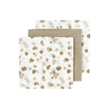 Гидрофильные полотенца Meyco Baby Stains, 3 шт., песочные, 70x70 см