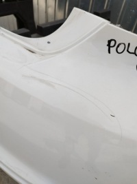 фото thumb №9, Бампер задняя задний 5 дверь hb vw polo 6r v 5 lata 2009-2014 белый