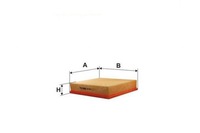 фото thumb №1, Фільтр повітря filtron pc1075 2583 077129620d 077