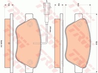 фото thumb №1, Гальмівні колодки гальмівний. fiat punto evo 09-