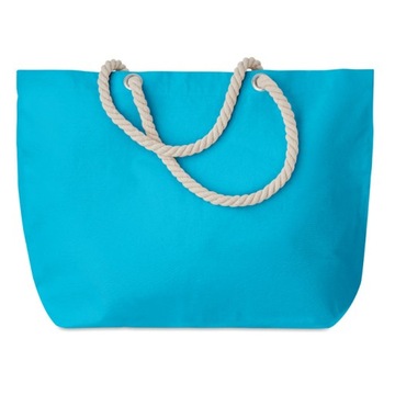 DUŻA TORBA PLAŻOWA BAWEŁNIANA 220G 55x15x39cm MENO