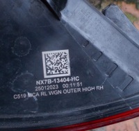 Ford focus mk4 універсал рестайлінг  правий задня фара led оригінал Оригінал, фото thumb