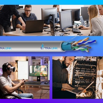 Кабель CAT 5E FTP LAN, витая пара 305M 100% M