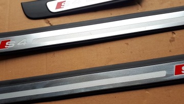 фото thumb №3, S4 b8 a4 планки накладки порогові перед зад 4x