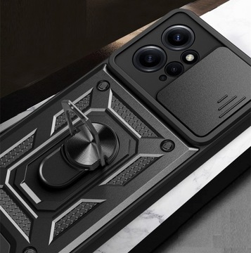 ARMOR SLIDE CASE для XIAOMI REDMI ПРИМЕЧАНИЕ 12 + СТЕКЛО