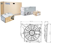 фото thumb №1, Tyc вентилятор радиатор з корпус bmw 3 e46 1