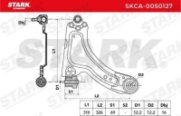 Рычаг подвеска колеса stark skca-0050127 перед правая к opel combo tour Цена, фото thumb