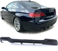 фото thumb №13, Bmw e92 e93 m набір 2007-2013 чорний блиск дифузор заднього бампера