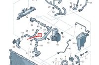 фото thumb №8, Audi a4 avant b8 труба рідина охолоджуючий двигуна nowa оригінальна 03l121071b