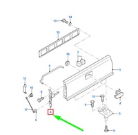 фото thumb №1, Ford ranger mk3 задняя дверь правый lock assy 1454165 6m34-j43400-ac original