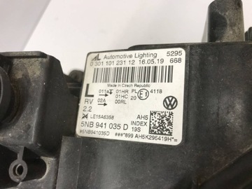 фото thumb №13, Лампа левая перед передняя volkswagen vw tiguan ii 2 полный led 5nb941035d