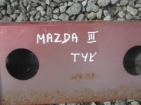 Балка підсилювач бампера задня задня mazda 3 iii 41v ghp9262 в Україні, фото thumb