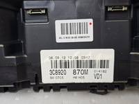 фото thumb №6, Счетчик приборная панель приборы europa vw passat b6 b7 cc 3c8920870m