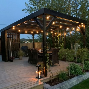 САДОВЫЙ ФОНАРЬ 20M 40X LED E27
