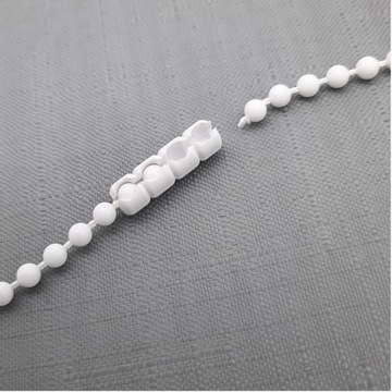 ŁAŃCUSZEK DO ROLET 4,5mm MOCNY NA METRY + ŁĄCZNIK