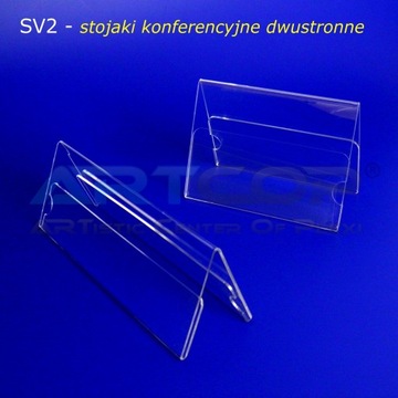 A4 = 2x A5 Двухсторонний конференц-стенд из PLEXI