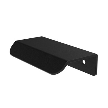 Uchwyt meblowy klasyczny czarny mat 8 x 4,2 x 2 cm