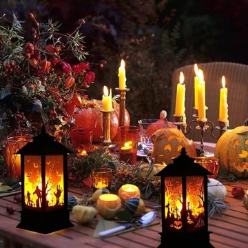 Светящиеся светодиодные свечи LANTERN для украшения ХЭЛЛОУИНА