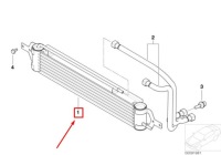 фото thumb №5, Mini cabrio r52 радиатор масла 17221475586 оригинальная
