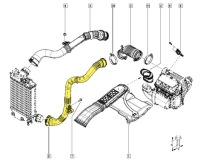 Шланг труба turbo renault scenic 1.5 144608957r Ціна, фото thumb