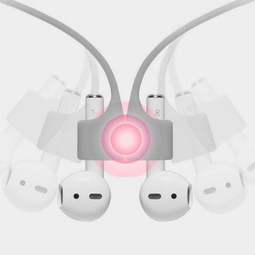 Ремешок-кабель с магнитным шейным ремешком для наушников Airpods 1 2 Pro