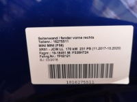 Крыло  перед правый  mini f56 f57 cooper jcw b62 Недорого, фото thumb