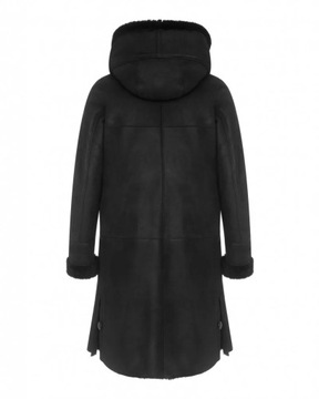 Женская дубленка London 3XL, удлиненная прямая дубленка женская
