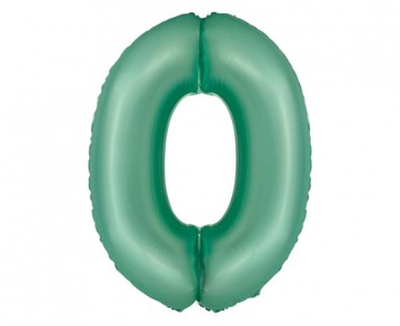 Balon foliowy Smart Cyfra 8 miętowa matowa 76 cm