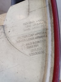 фото thumb №6, Лампа правая зад saab 9-3 cabrio nr. 12830373