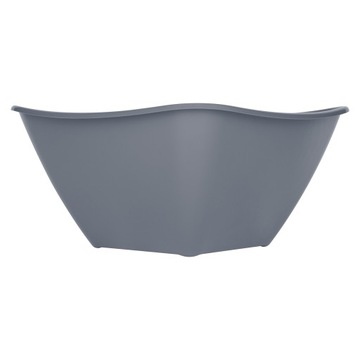 MISECZKA MISKA SALATERKA KUCHENNA PLASTIKOWA DO ŻYWNOŚCI 3,6L 26cm C SZARA