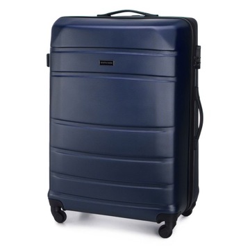 Линия Wittchen Globe 56-3A-653-90 темно-синий чемодан