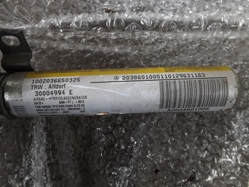 фото thumb №6, Mercedes c клас w203 sedan шторка повітряна подушка безпеки ліва бокова