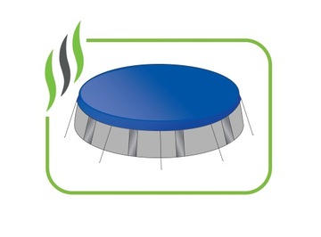 ПРОЧНЫЙ БРЕЗЕНТОВЫЙ ПОКРЫТИЕ DURABLE 6X8 СИНИЙ ВОДОНЕПРОНИЦАЕМЫЙ UV++