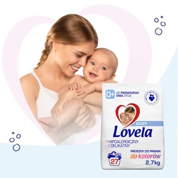 Гипоаллергенный стиральный порошок Lovela Baby для малышей цвета 3х2,7кг