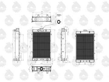 Радиатор Ursus Original C-330 42293023 Медь