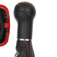 фото thumb №8, Vw golf iv bora ручка рычаг переключения передач + чехол red