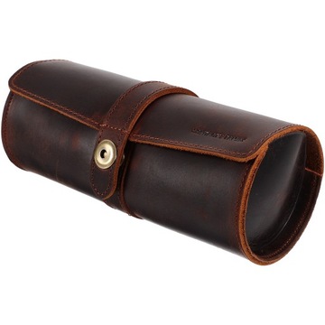 Кожаный чехол для часов с 3 слотами для часов Roll Box Watch