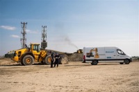 Поворотная колонна CAT M315 — после восстановления