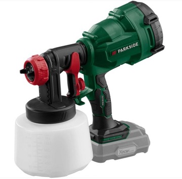 НОВЫЙ аккумуляторный покрасочный пистолет PARKSIDE X20 V PFSA 20-Li C3