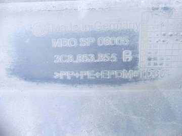 фото thumb №9, Планка пороговая левая порог накладка vw passat cc 3c8853855b