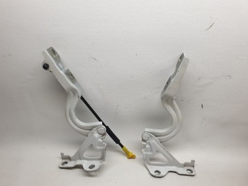 фото thumb №5, Hyundai i10 ii 13-19 петли капота перед левый правый комплект белый