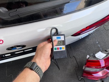 фото thumb №9, Крышка зад задняя багажника лампы приводы bmw x5 g05 цвет a300