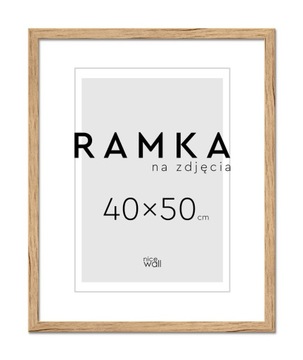 Коричневая фоторамка 40х50 см Рамка 50х40 см