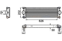 фото thumb №2, Интеркулер радиатор воздуха наддувочный [he