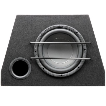 Skrzynia basowa 25cm BASS REFLEX MAC AUDIO + WZMACNIACZ 4-Kanałowy + KABLE