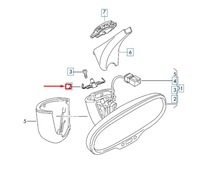 фото thumb №3, Audi r8 42 interior mirror spring clip 8s0857945