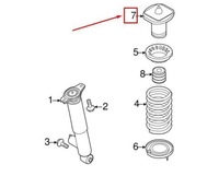 фото thumb №9, Volvo xc70 p24 задняя плита амортизатора 31317461 nowa